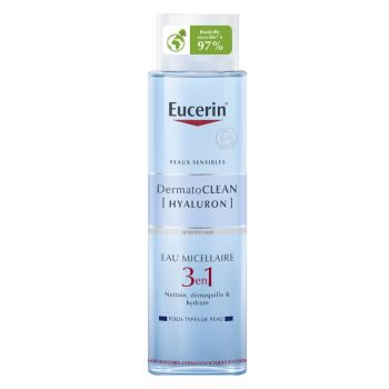 Lotiune micelara Dermato Clean Hyaluron Eucerin, 400 ml