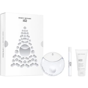 Set cadou Issey Miyake A Drop D Issey, Femei Apa de Parfum 90ml + Crema Maini 50ml + Apa De Parfum 10ml