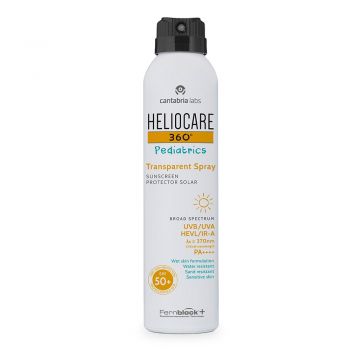 Spray pentru protectie solara cu SPF 50+ Heliocare 360 Pediatrics Cantabria Labs, 200 ml