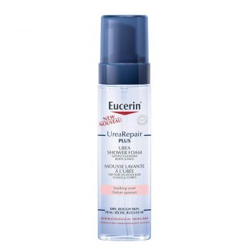 Spuma de spalat pentru picioare cu uree Eucerin Urea Repair Plus, 200 ml