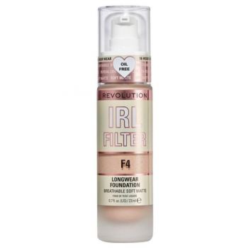 Fond de Ten - Makeup Revolution IRL Filter Longwear Foundation, nuanta F4, 23 ml