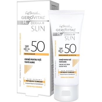 GEROVITAL H3 DERMA+ SUN 46780 CREMA FATA SPF50 TENTA AURIE 50ML