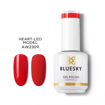 Lac unghii semipermanent Bluesky UV Heart Led Model 15ml