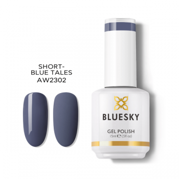 Lac unghii semipermanent Bluesky UV Short Blue Tales 15ml