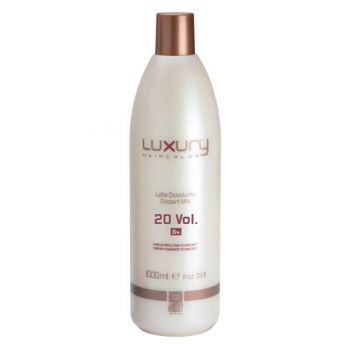 Oxidant pentru Par 6% - Oxidant Milk 20 Vol. 6% Luxury Hair Color, Green Light, 1000 ml