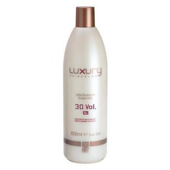 Oxidant pentru Par 9% - Oxidant Milk 30 Vol. 9% Luxury Hair Color, Green Light, 1000 ml