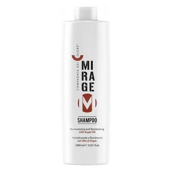 Sampon cu Ulei de Argan Mirage - Compagnia Del Colore Shampoo Restructuring and Illuminating with Argan Oil, 1000 ml