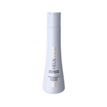 Sampon Revitalizant - Heli's Gold Revitalize Shampoo, Moisturize & Nourish Dry, Damaged, Color-Treated Hair & Scalp, 100 ml