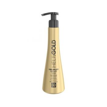 Ser pentru Reconstruirea si Restaurarea Parului Deteriorat - Heli's Gold Heliplex One Step Bond Complex Hair Serum, 250 ml