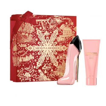 Set cadou Carolina Herrera Good Girl Blush, Apa de Parfum, Femei (Continut set: 80 ml Apa de Parfum + 100 ml Lotiune de corp)