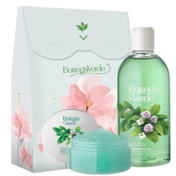 Set cadou femei ingrijire corp cu aroma de menta