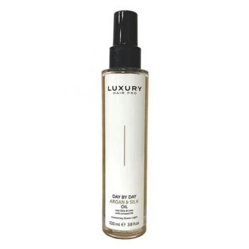 Ulei Tratament pentru Hranire si Stralucire - Day by Day Argan & Silk Oil Luxury Hair Pro, Green Light, 100 ml