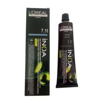 Vopsea de Par Demi-permanenta L'Oreal Professionnel Inoa 7,11 High Resist Blondo Cendre Profond, 60 ml