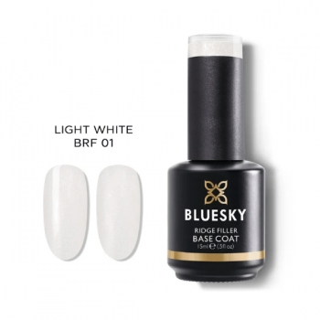 Baza pentru unghii 2in1 Bluesky Ridge Filler Base Coat Light White 15ml