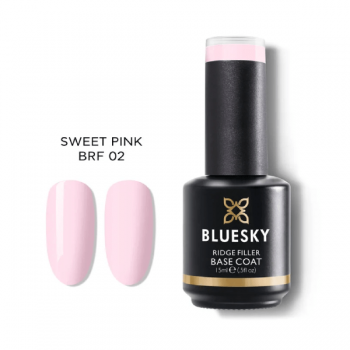 Baza pentru unghii 2in1 Bluesky Ridge Filler Base Coat Sweet Pink 15ml