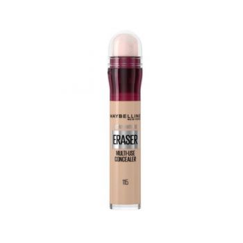 Corector Universal - Maybelline Instant Anti-Age Eraser Multi-Use Concealer, nuanta 115 Warm Light, 6.8 ml