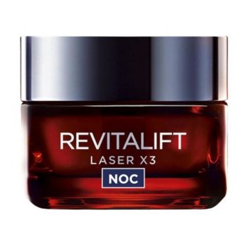 Crema de Noapte Antirid L'Oreal Paris - Dermo Expertise Revitalift Laser X3 Night Cream, 50 ml