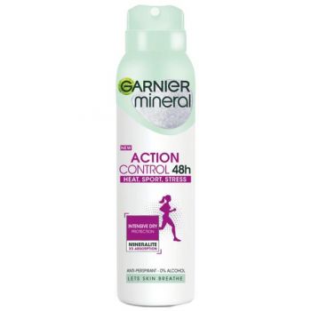 Deodorant Antiperspirant Spray - Garnier Mineral Action Control 48h, 150 ml de firma original