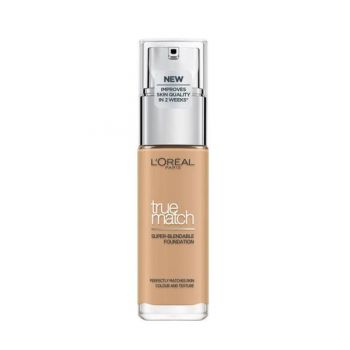 Fond de Ten - L'Oreal Paris True Match Super-Blendable Foundation, nuanta 4.5N True Beige, 30 ml