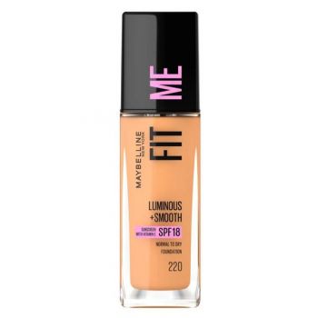 Fond de Ten Maybelline - Fit Me Luminous & Smooth Natural Beige 220, 30ml