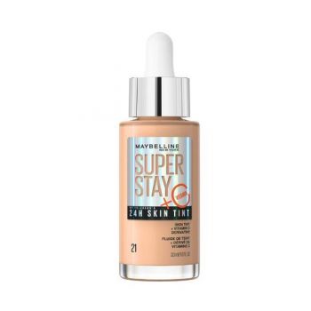 Fond de Ten - Maybelline Super Stay 24H Skin Tint + Vitamin C, nuanta 21, 30 ml