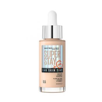 Fond de Ten - Maybelline Super Stay 24H Skin Tint + Vitamin C, nuanta 5.5, 30 ml