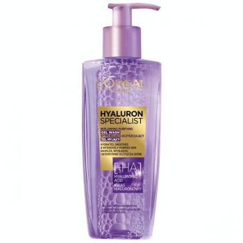 Gel de Curatare Redensificator - L'Oreal Paris Hyaluron Specialist Replumping Purifying Gel Wash, 200 ml