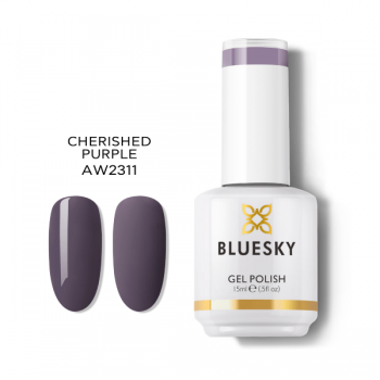 Lac unghii semipermanent Bluesky UV Cherished Purple 15ml