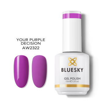 Lac unghii semipermanent Bluesky UV Your Purple Decision 15ml