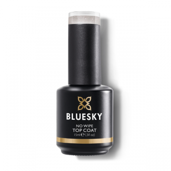 Lac unghii semipermanent Top Coat Bluesky UV Glitter 03 15ml