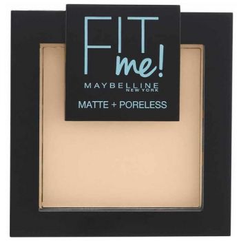 Pudra Compacta - Maybelline Fit Me Matte & Poreless, nuanta 105 Natural Ivory, 8.2 g