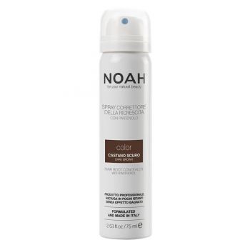 Spray Corector cu Vitamina B5 pentru Acoperirea Radacinii Parului Castaniu Inchis Noah, 75ml