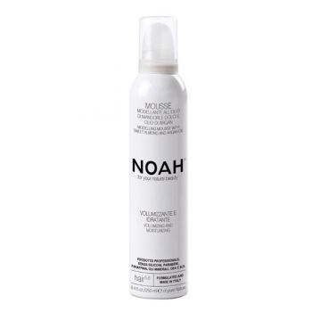 Spuma Naturala Volumizanta pentru Par, cu Ulei de Argan - Noah Modelling Mouse Voluminizing and Moisturizing, 250 ml