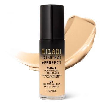 Fond de Ten Milani Conceal + Perfect 2 in 1 Foundation + Conceale