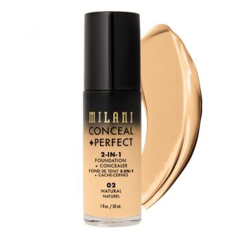 Fond de ten Milani Conceal + Perfect 2 in 1 Foundation + Conceale