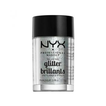 Glitter pulbere NYX Professional Makeup Face and Body Glitter Ice
