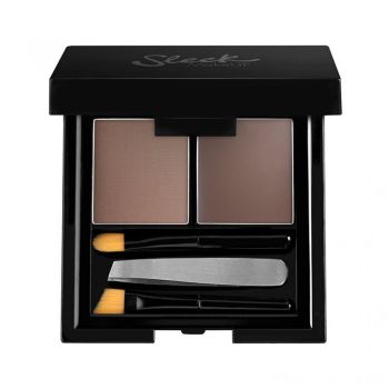 Kit sprancene Sleek MakeUP brow kit Dark