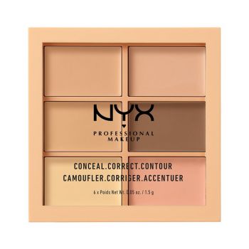 Paleta corectoare NYX Professional Makeup Conceal, Correct, Conto