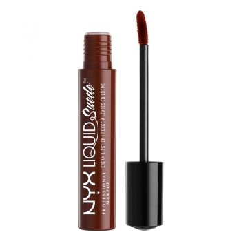 Ruj lichid mat NYX Professional Makeup Liquid Suede Cream Club Ho