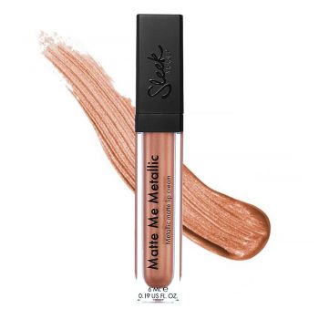 Ruj lichid metalic Sleek MakeUP Matte Me Metallic Roman Copper