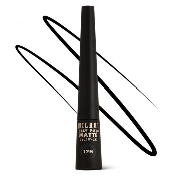 Contur ochi Milani Stay Put Matte Liquid Eyeliner Black Matte