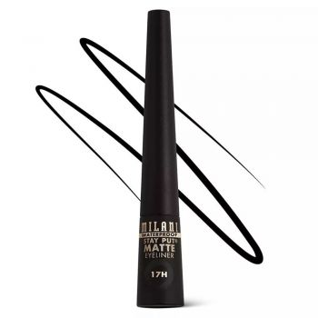 Contur ochi Milani Stay Put Matte Liquid Eyeliner Waterproof Blac