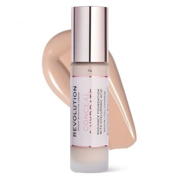 Fond de ten Makeup Revolution Conceal & Hydrate Foundation F4