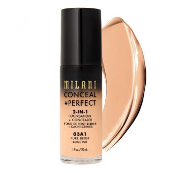 Fond de ten Milani Conceal + Perfect 2 in 1 Foundation + Conceale