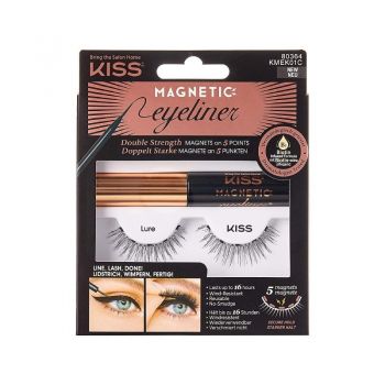 Kit gene si tus ochi KissUSA Magnetic Eyeliner Kit Lure