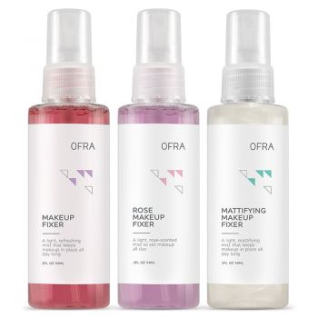 Kit spray fixare OFRA All Set Mini Makeup Fixer Trio