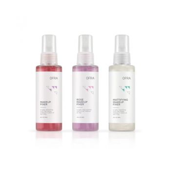 Kit spray fixare OFRA All Set Mini Makeup Fixer Trio