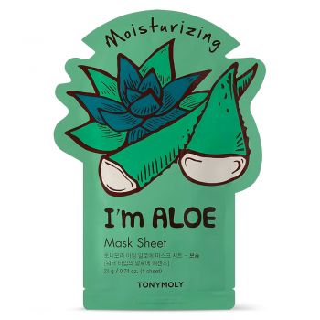 Masca fata Tony Moly I`m REAL Aloe Mask Sheet Moisturizing