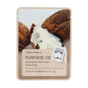 Masca fata Tony Moly Pureness 100 Shea Butter Mask Sheet