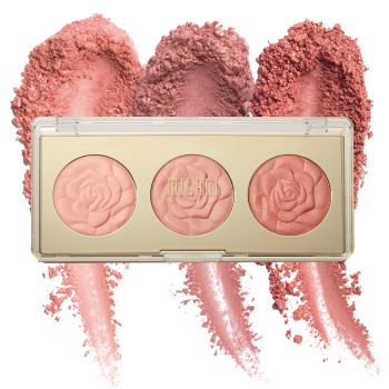 Paleta fard obraz Milani Rose Powder Blush Palette Floral Fantasy